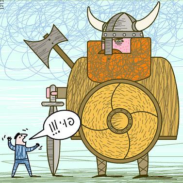 הסקנדל השבדי. איור: יעל בוגן, the7eye.org.il, cc-by-nc-sa