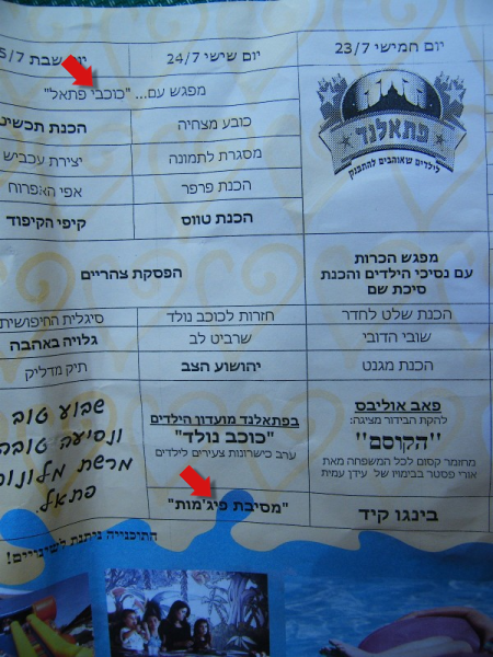 מרכאות מיותרות בפתאל. צילום: סתיו קדרון