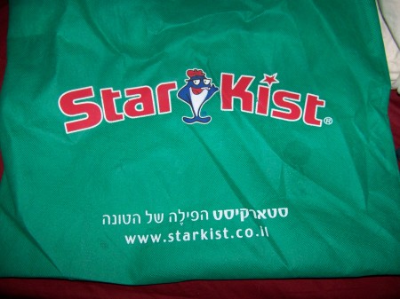 ניקוד על תיק סטארקיסט טונה. צילום: עידו קינן, cc-by-sa